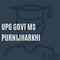 Upg Govt Ms Purnijharkhi Primary School Logo
