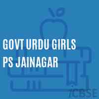 Govt Urdu Girls Ps Jainagar Primary School Logo