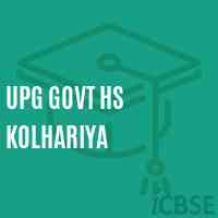 Upg Govt Hs Kolhariya Secondary School Logo