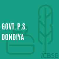 Govt. P.S. Dondiya Primary School Logo