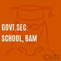 Govt.Sec. School, Bam Logo