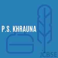 P.S. Khrauna Primary School Logo
