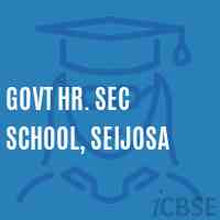 Govt Hr. Sec School, Seijosa Logo