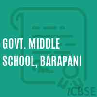 Govt. Middle School, Barapani Logo