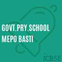 Govt.Pry.School Mepo Basti Logo