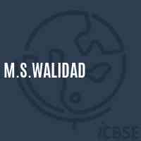 M.S.Walidad Middle School Logo