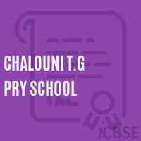 Chalouni T.G Pry School Logo
