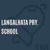 Langalhata Pry. School Logo