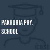 Pakhuria Pry. School Logo