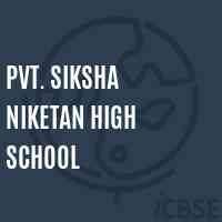 Pvt. Siksha Niketan High School Logo