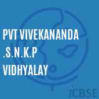 Pvt Vivekananda .S.N.K.P Vidhyalay Primary School Logo