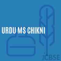Urdu Ms Chikni Middle School Logo