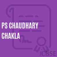 Ps Chaudhary Chakla Primary School Logo