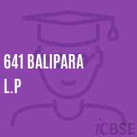 641 Balipara L.P Primary School Logo