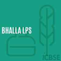 Bhalla Lps Primary School Logo