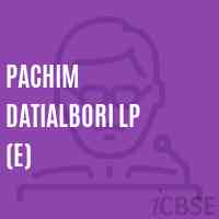 Pachim Datialbori Lp (E) Primary School Logo