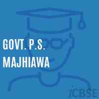 Govt. P.S. Majhiawa Middle School Logo