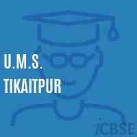 U.M.S. Tikaitpur Middle School Logo
