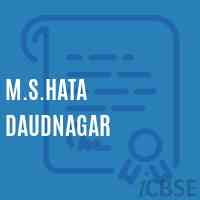 M.S.Hata Daudnagar Middle School Logo