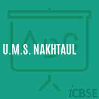 U.M.S. Nakhtaul Middle School Logo
