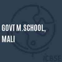 Govt M.School, Mali Logo