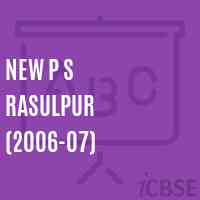 New P S Rasulpur (2006-07) Primary School Logo