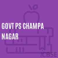 Govt Ps Champa Nagar Primary School Logo
