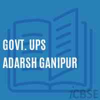 Govt. Ups Adarsh Ganipur Middle School Logo