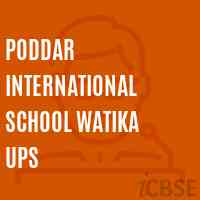 Poddar International School Watika Ups Logo