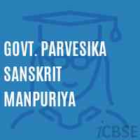 Govt. Parvesika Sanskrit Manpuriya Secondary School Logo