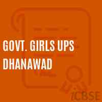 Govt. Girls Ups Dhanawad Middle School Logo