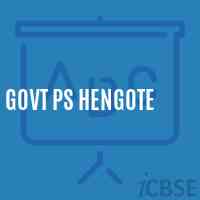 Govt Ps Hengote Primary School Logo