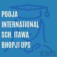 Pooja International Sch. Itawa Bhopji Ups Middle School Logo