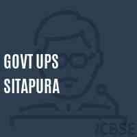Govt Ups Sitapura Middle School Logo