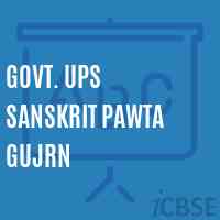 Govt. Ups Sanskrit Pawta Gujrn Middle School Logo