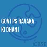 Govt Ps Ravaka Ki Dhani Primary School Logo