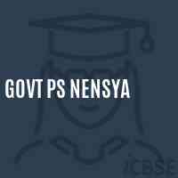 Govt Ps Nensya Primary School Logo