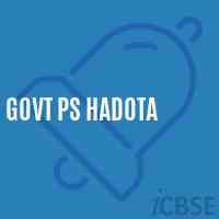 Govt Ps Hadota Primary School Logo