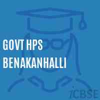 Govt Hps Benakanhalli Middle School Logo