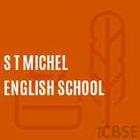 S T Michel English School Logo