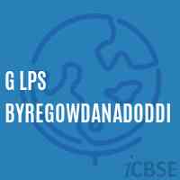 G Lps Byregowdanadoddi Primary School Logo