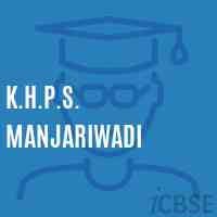 K.H.P.S. Manjariwadi Middle School Logo