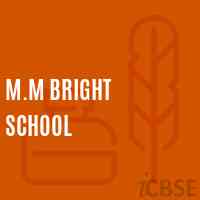 M.M Bright School Logo