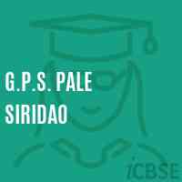 G.P.S. Pale Siridao Primary School Logo