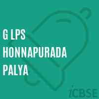 G Lps Honnapurada Palya Primary School Logo
