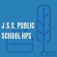 J.S.S. Public School Hps Logo