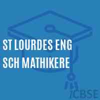 St Lourdes Eng Sch Mathikere Middle School Logo