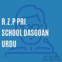R.Z.P Pri. School Dasgoan Urdu Logo