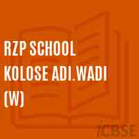 Rzp School Kolose Adi.Wadi (W) Logo