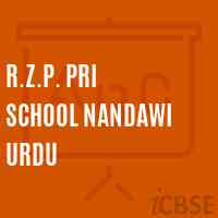 R.Z.P. Pri School Nandawi Urdu Logo